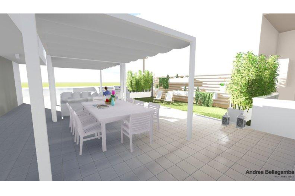 Vendita nuovo appartamento con splendida terrazza Pesaro - Zona centro mare (CA01.6)