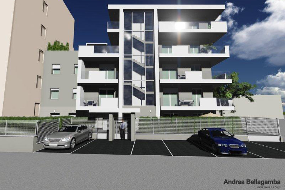 Vendita nuovo appartamento con balcone Pesaro - Zona centro mare (CA01.2)