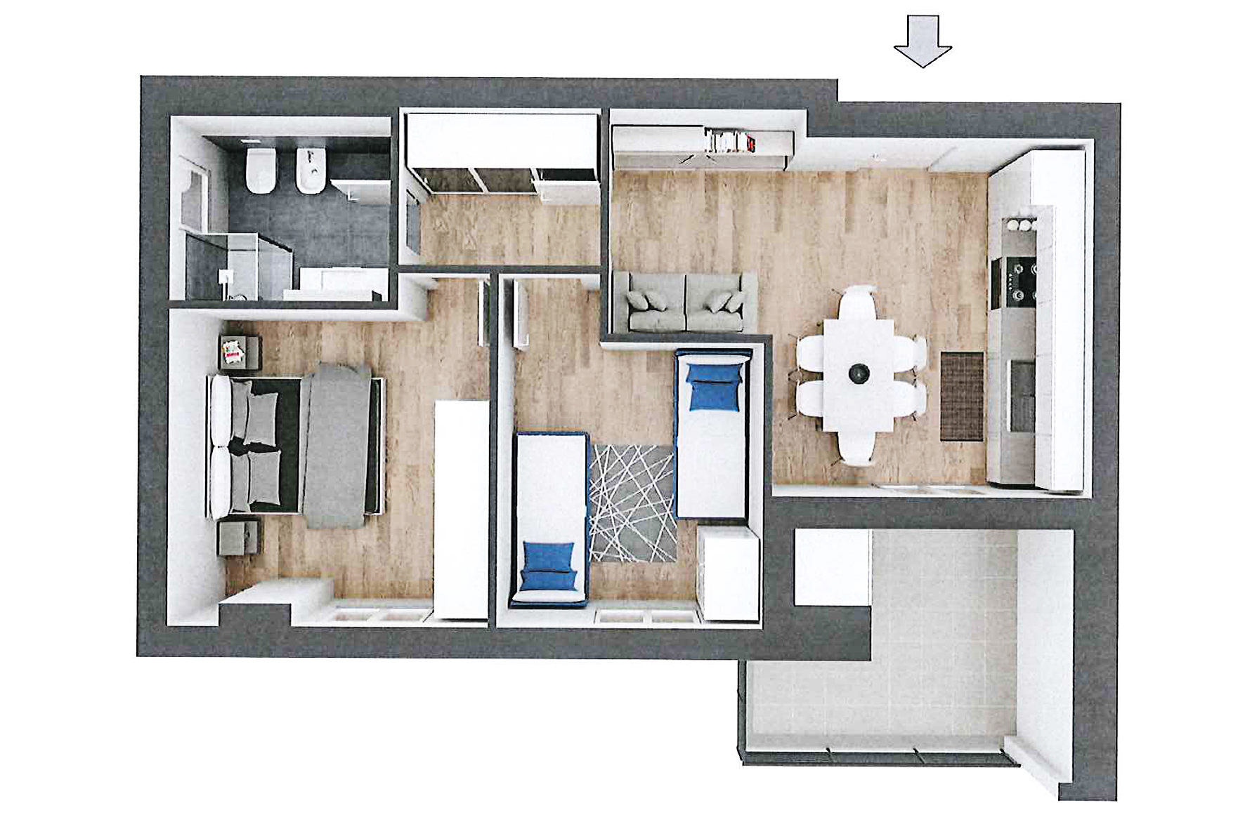 Vendita appartamento nuovo Pesaro - Zona semicentrale (AP657)