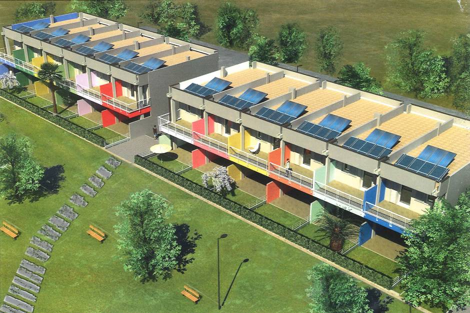  Vendita casa a schiera nuova costruzione Pesaro - Zona Vismara (SC200)