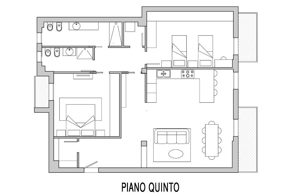 Vendita luminoso appartamento ristrutturato Pesaro - Zona Piazza Redi (AP712)