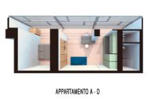 Vendita panoramici mini alloggi open-space vista mare Pesaro - Zona centro (CA04)
