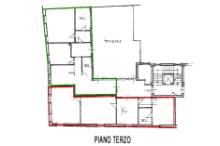 Ampio appartamento ultimo piano con terrazza Pesaro - Zona centro storico (AP765)