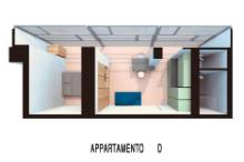 Vendita mini appartamento open space Pesaro - Zona centro (CA04.A)