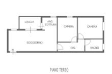 Recente appartamento con terrazzo Pesaro - Zona centro-mare (AP823)