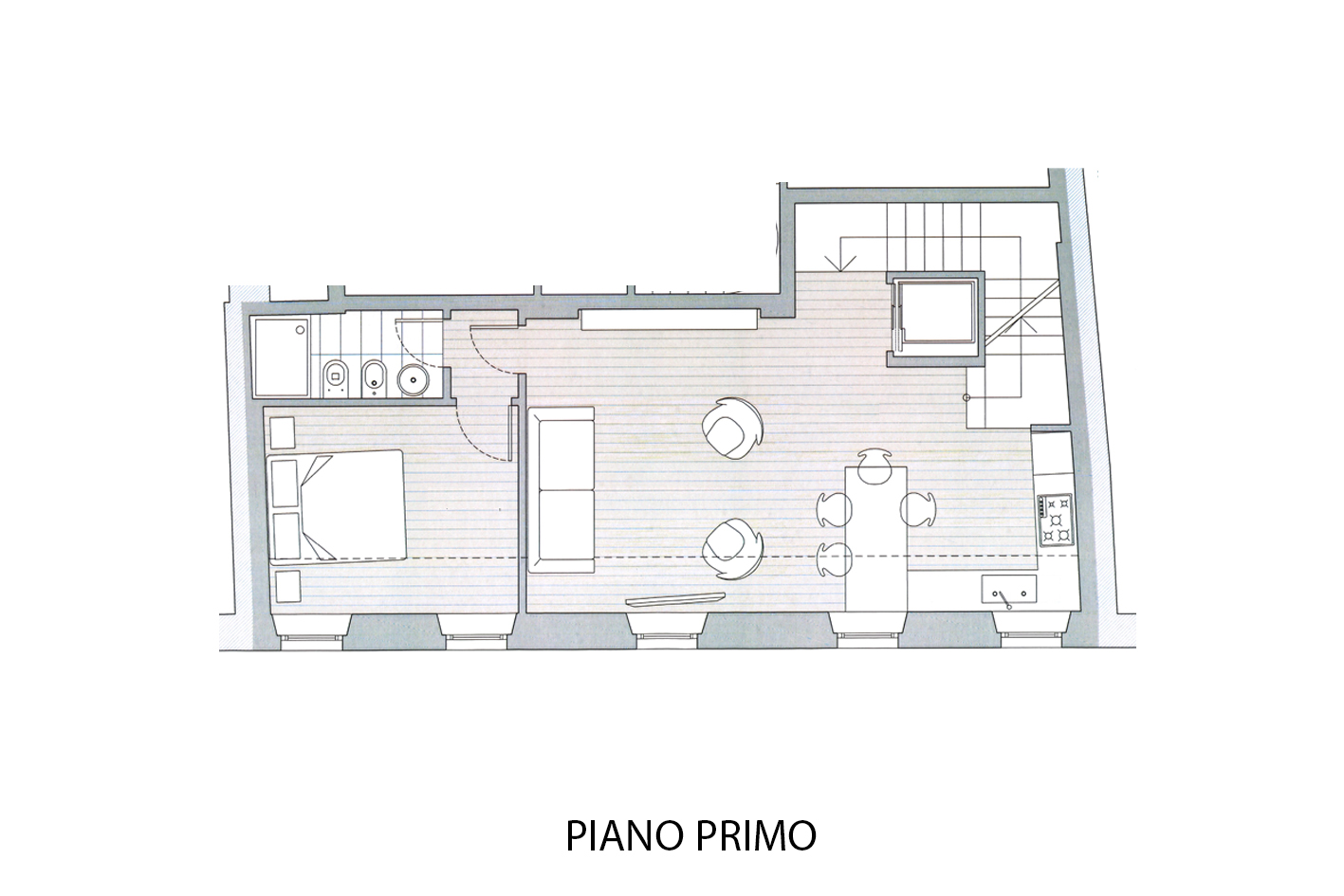 Vendesi porzione di schiera con garage Pesaro - Zona centro storico (AP947)