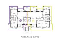 Vendita nuovo attico con giardino Pesaro - Zona Pantano (CA07.7)