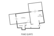 Vendita appartamento vista mare con ampi terrazzi Pesaro - Zona Baia Flaminia (AP921)