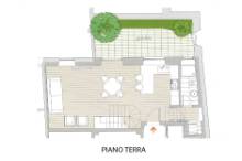 Vendesi porzione di schiera con garage Pesaro - Zona centro storico (AP946)
