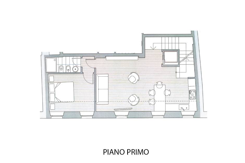  Vendesi porzione di schiera con garage Pesaro - Zona centro storico (AP947)